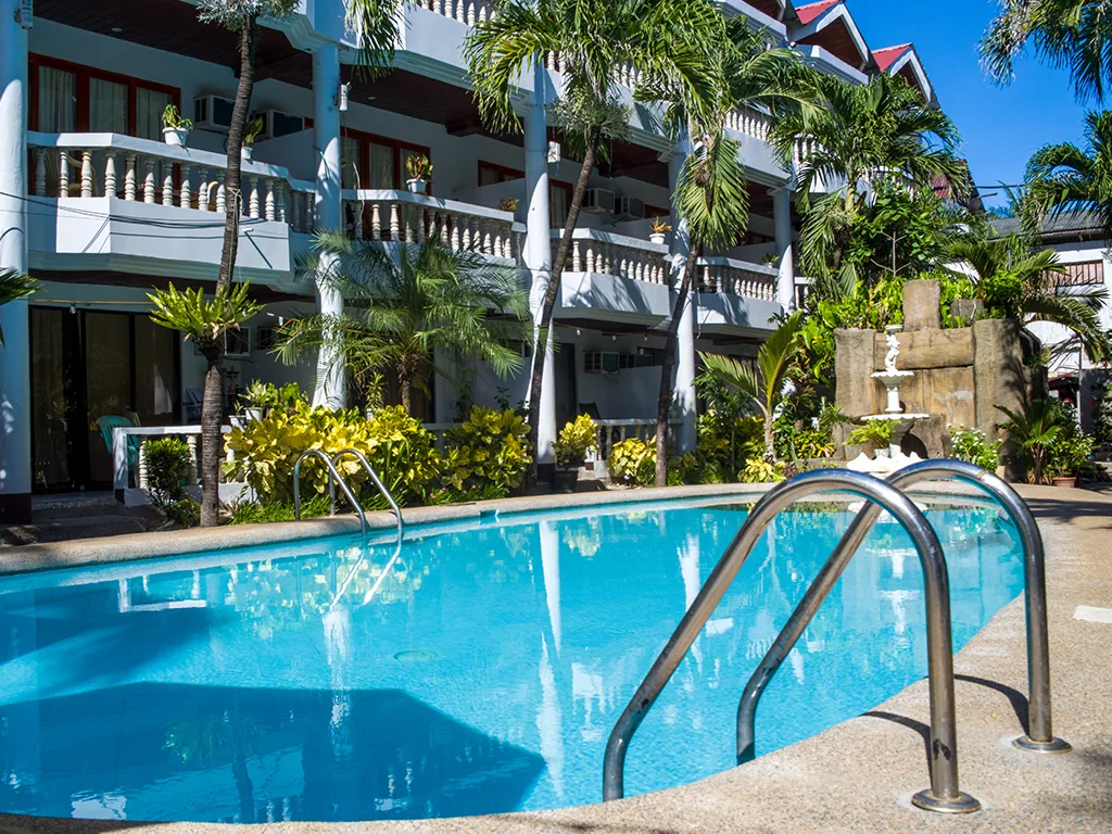 Swimming pool at Boracay Peninsula